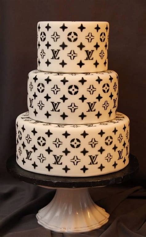 Louis Vuitton stencil for cakes